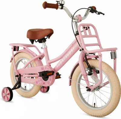 Produktbild von SuperSuper Cooper Meisjesfiets 14 inch - Roze