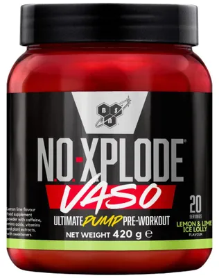 Produktbild von BSN | NO Xplode Vaso | Ultimate Pump Pre-Workout Lemon & Lime Ice Lolly