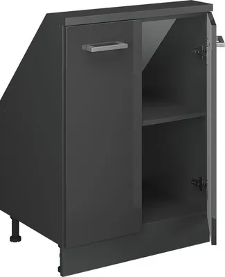 Immagine prodotto di Mobile sottotetto Vicco Rion Antracite lucido con 2 porte, Model 56104