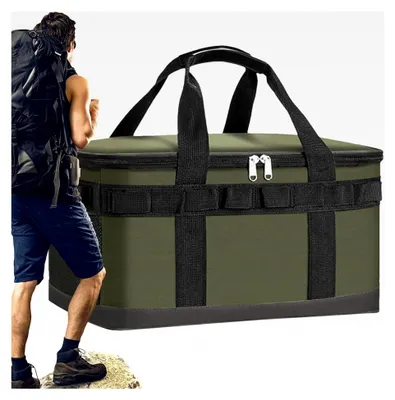 Produktbild von Isolierte Kühltaschen | Kühltasche, Transportbox mit Kühlelementen für Angeln, Outdoor, Auto, Reise, Picknick, Pool, Golf