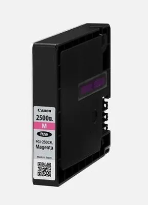 Produktbild von Canon PGI-2500XL M, Hohe (XL-) Ausbeute, Magenta, Tinte auf Pigmentbasis, 19,3 ml, 1520 Seiten