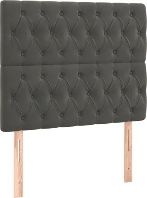 Zdjęcie produktu dla VidaXL 3116711, Ciemny Szary, Poliester, Drewno, 1000 mm, 118 cm, 128 cm, 70 mm