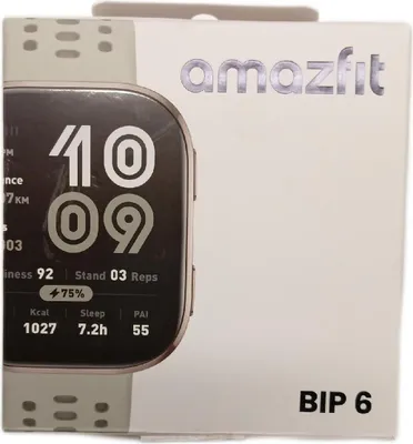 Produktbild von BIP 6, HYROX-Modus, Stone Smartwatch