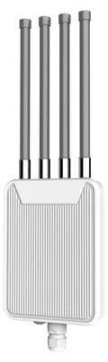 Zdjęcie produktu dla Router bezprzewodowy 3000 M z 4 dwuzakresowymi antenami o wysokim zysku, 5 trybami pracy i wzmacniaczem sygnału; do użytku wewnątrz i na zewnątrz; wtyczka zgodna z normami UE
