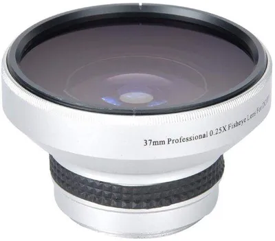 Productafbeelding van Dailygoods- Fisheye Lens 0,25x - Super Fisheye - Macro Lens 12,5x - Geschikt voor 37 mm - Aluminiumlegering - Lichtgewicht en handig in gebruik - Camera Lens