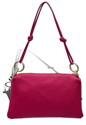 Produktbild von Florence Damen Umhängetasche Leder Tasche fuchsia D2OTF861P3