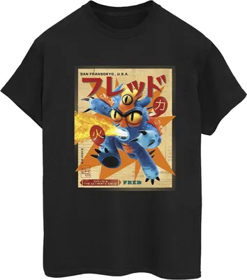 Produktbild von Disney - "Big Hero 6" T-Shirt für Damen BI15495 (L) (Schwarz)