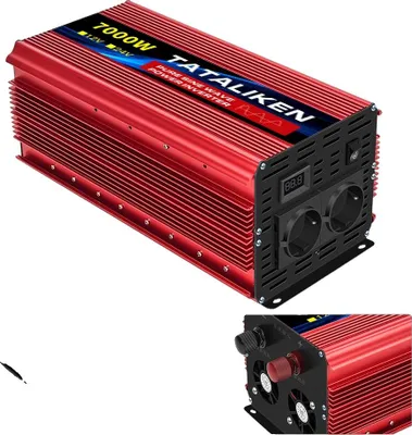 Image de Onduleur sinusoïdal pur, haute efficacité, conception compacte, 12 V 7000 W 220 V