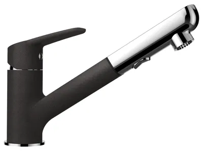 Produktbild von Schock Armatur Daja 522120GON, Onyx, Hochdruck, Ausziehbarer Auslauf