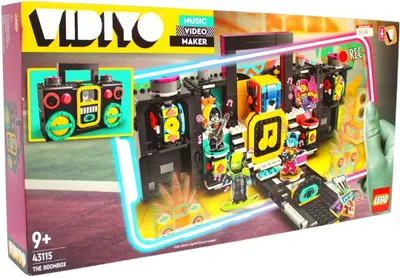 Produktbild von LEGO 43115 VIDIYO The Boombox BeatBox Music Video Maker, Musik Spielzeug Set für Kinder mit AR App