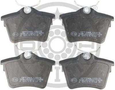 Produktbild von OPTIMAL Bremsbeläge Satz Hinten Bremsklötze für CITROËN C5 III Kombi (RW) BP-12215