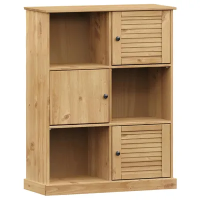 Produktbild von vidaXL Bücherregal VIGO 90x35x114,5 cm Massivholz Kiefer -  Bücherregale & Bücherschränke