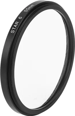 Image de Filtre pour objectif Junestar Star 55 mm pour objectifs d'appareils photo Canon/Nikon/Sony/Pentax/Olympus/Fujifilm