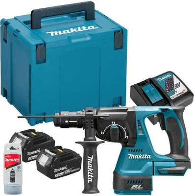 Produktbild von Bohrhammer 18V LXT SDS-Plus 2J (2x3.0 Ah) in MAKPAC - MAKITA DHR243RFJ