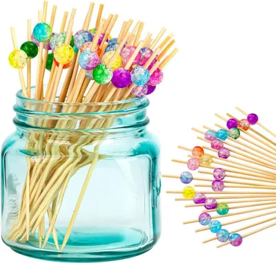 Produktbild von Cocktail Picks Bamboe - Festbedarf für Fingerfood und Grill - Zahnstocher 12 CM 100 STÜCK