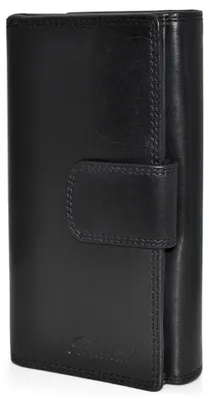Produktbild von Benthill Damen Portemonnaie Leder XXL - Große Geldbörse mit RFID Schutz - Echtleder Vintage Damenbörse inkl. Geschenkbox