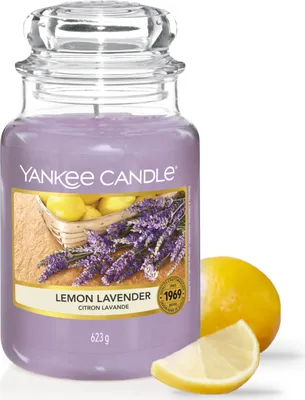 Immagine prodotto di yANKEE CANDLE Lemon Lavender", barattolo grande (623 g)