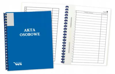 Produktbild von S.WARTA Mappe für Personalakten A4 Blau mit Außenbinder