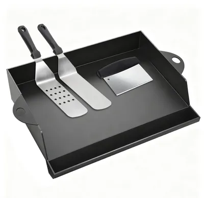 Productafbeelding van Enamel Gietijzeren Grillpan voor Gasbarbecues