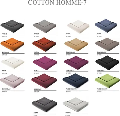 Produktbild von Biederlack Wohndecke Baumwolle HOME BL 150x200 cm rot Decke Kuscheldecke Sofadecke
