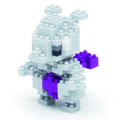 Produktbild von Nanoblock Pokemon Mewtwo Gebäude Set