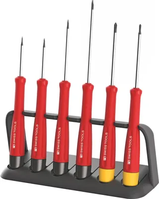 Produktbild von PB Swiss Tools Werkstatt-Schraubendreher-Sortiment, Schlitz und Phillips, 6-teilig
