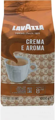 Produktbild von Lavazza Espresso Crema E Aroma 1kg ganze Kaffeebohne, braune Tüte