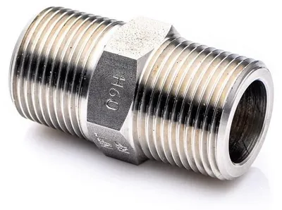 Produktbild von POLBERIS Nippel 1'' NPT aus Edelstahl 316L 206bar