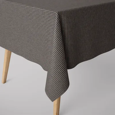 Produktbild von SCHÖNER LEBEN. Tischdecke Streifen 3mm beige blau verschiedene Größen Größe 130x220cm