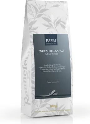 Produktbild von Tee Schwarzer Tee Natürliches Koffein BEEM ENGLISH BREAKFAST - 100 g