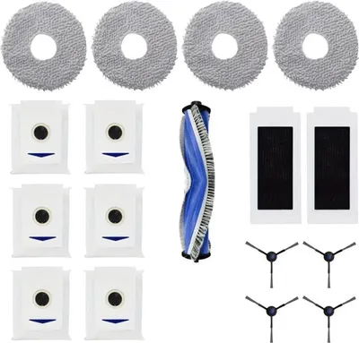Obrázek produktu pro Mobilly sada kartáčů, filtrů a mopů pro Ecovacs Omni T30, 17 ks
