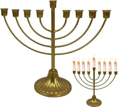 Productafbeelding van Metalen kandelaars met zeven armen, kandelaars met negen armen, antieke kandelaars, geschikt voor kerstdecoratie, de open haard, bruiloften en als woonaccessoire, met losse kaarsen.