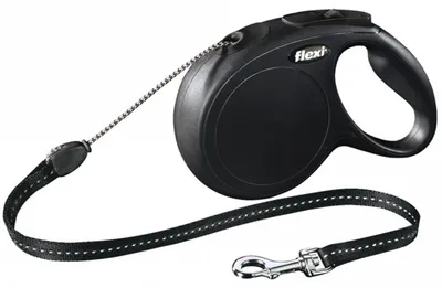 Produktbild von Flexi New CLASSIC 8 m Schwarz Hund Rückziehbare Leine