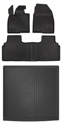 Produktbild von Gummi-Fußmatten für BAIC BJ30e 2025- (SUV) – Schwarz, passgenau – Wielganizator