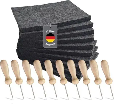 Produktbild von Famanu Bastelset für Kinder - Kreatives Prickeln - Antrazitbraun