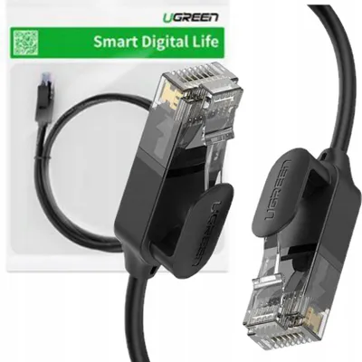 Immagine prodotto di Ugreen Nw122 70656 Cavo di rete Ethernet Rj45 Cat 6A Utp fino a 10Gb/S 10 M - Nero