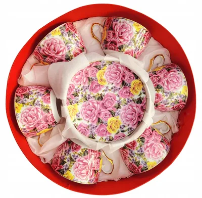 Productafbeelding van CUP 230ml Bloemen Gouden Rand Dunne Porseleinen Bloemen Rozen Yamasen