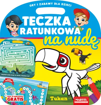Obrázek produktu pro Teczka ratunkowa na nudę - z zadaniami i grą planszową