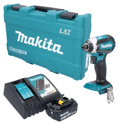 Produktbild von Makita DTD 153 RG1K Akku Schlagschrauber 18 V 170 Nm 1/4" Brushless + 1x Akku 6,0 Ah + Ladegerät + Koffer