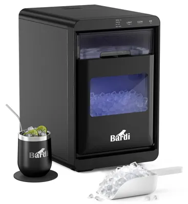 Produktbild von Bardi Nugget-Eiswürfelmaschine – 1,8 l – Schwarz