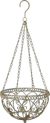 Produktbild von Korb zum Hängen Grau Ø 25 cm