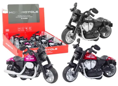 Image de Leantoys Moto sportive Harley à entraînement par friction, 3 couleurs