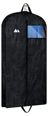 Produktbild von Schwerlast Kleidersack Anzug für Reisen 109 Cm Wasserdicht Anzugsack Stoff Kleiderhülle mit ReißVerschluss für Kleiderschrank, Schwarz