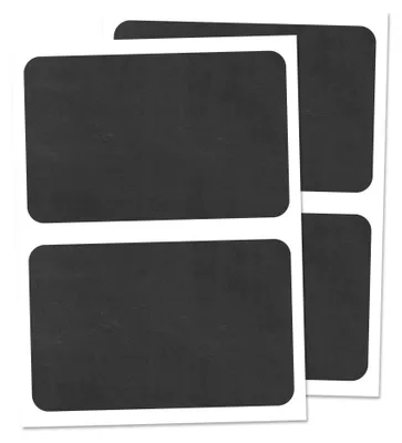 Obrázek produktu pro 200 kusů samolepicích tabulkových nálepek, rozměr 150 x 100 mm, smazatelných a opakovaně použitelných
