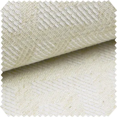 Produktbild von novely® exquisit MISINTO - Hochwertiger Design-Polsterstoff mit 3D Leinenstruktur - Schwer Entzündbarer Möbelstoff - Pflegeleichte Meterware 1lfm - Farbe: 01 Creme