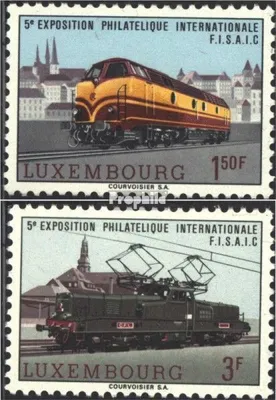 Produktbild von Briefmarken Luxemburg 1966 Mi 735-736 (kompl.Ausg.) postfrisch Eisenbahn