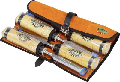 Produktbild von KIRSCHEN Zimmermannsbeitelsatz in Ledertasche 4-tlg. 26-30-35-40 mm 1958000