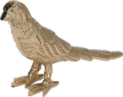Produktbild von Progarden | Dekofiguren - Vogel - 25 cm - Gold - Elegante Innendekoration - Leicht und Stilvoll