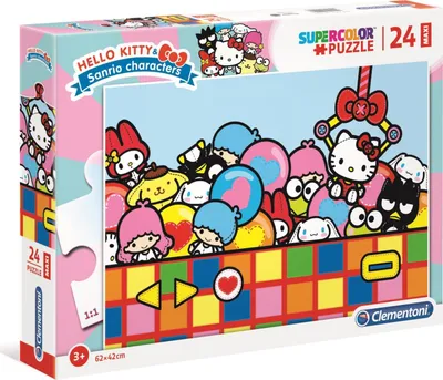 Image de Clementoni Maxi Puzzle Hello Kitty, 24 pièces.