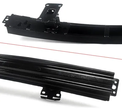 Immagine prodotto di Rinforzo paraurti anteriore, nero - Alluminio e acciaio - 139 cm - Barra paraurti